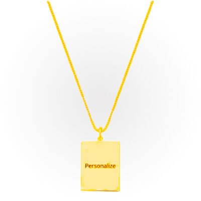 Pingente Retangular - Memories Collection