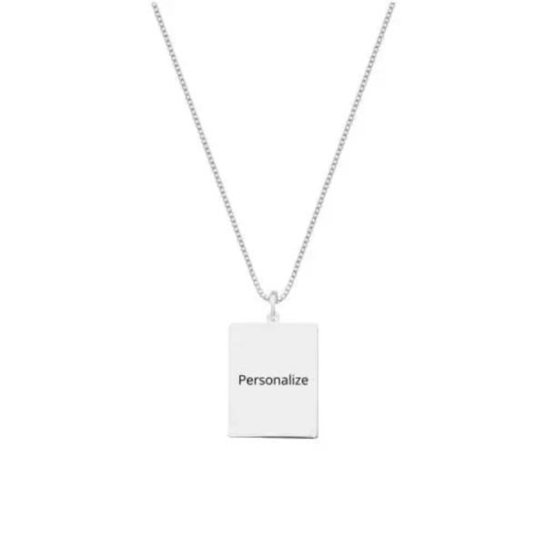 Pingente Retangular - Memories Collection