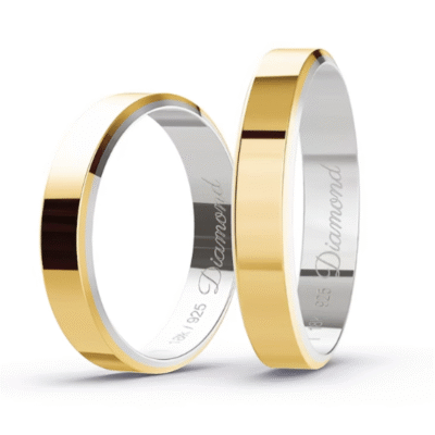 Aliança Moeda Italiana – 4 mm