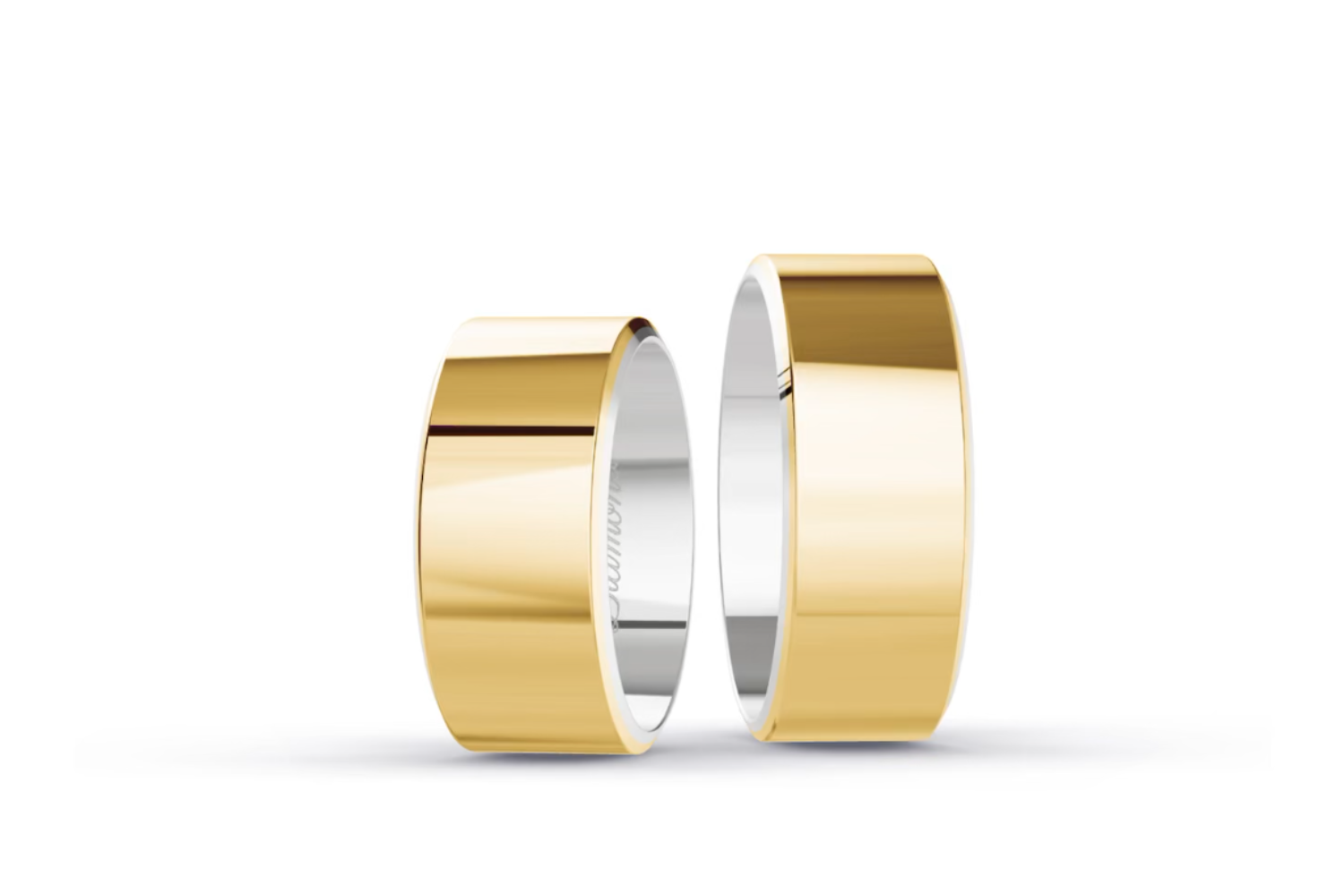 Aliança Moeda Italiana – 8 mm