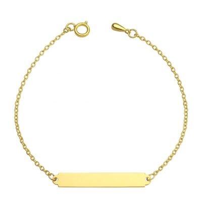 Pulseira Infantil Ouro 18k – Elo Português