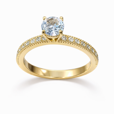 Solitário Moeda - Aurora