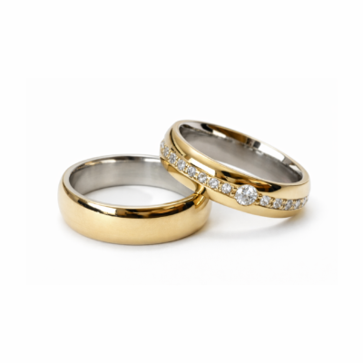 Aliança Moeda Tradicional Personalizada