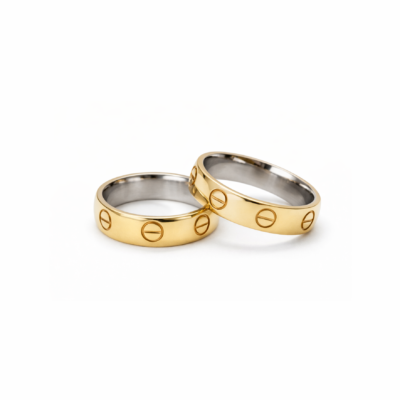 Aliança Moeda Inspiração Cartier - 6mm