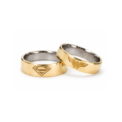 Alianças de Moeda Super Heróis- 8mm